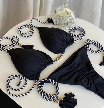 Bikini - maillot triangle bicolor YLOLYA SWIM
