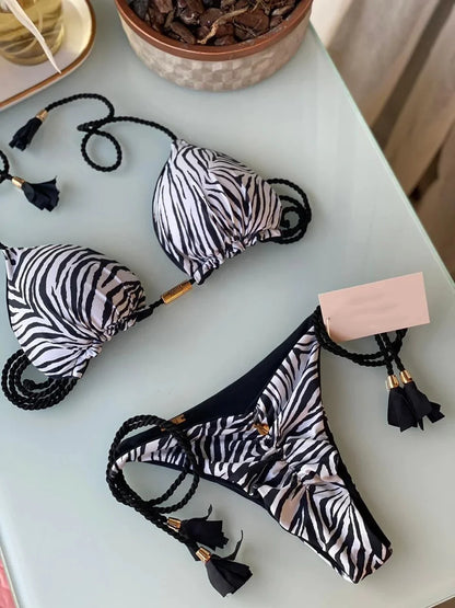 Bikini - maillot triangle bicolor YLOLYA SWIM